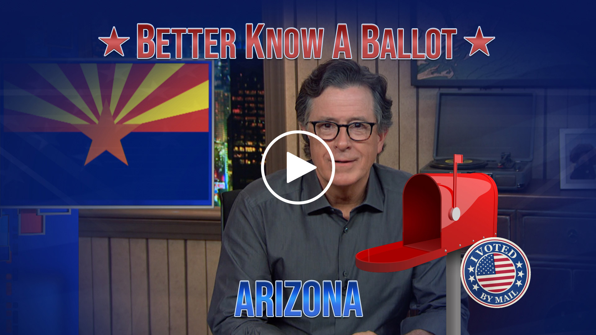 A message from Stephen Colbert FOR THE 2020 ELECTION.