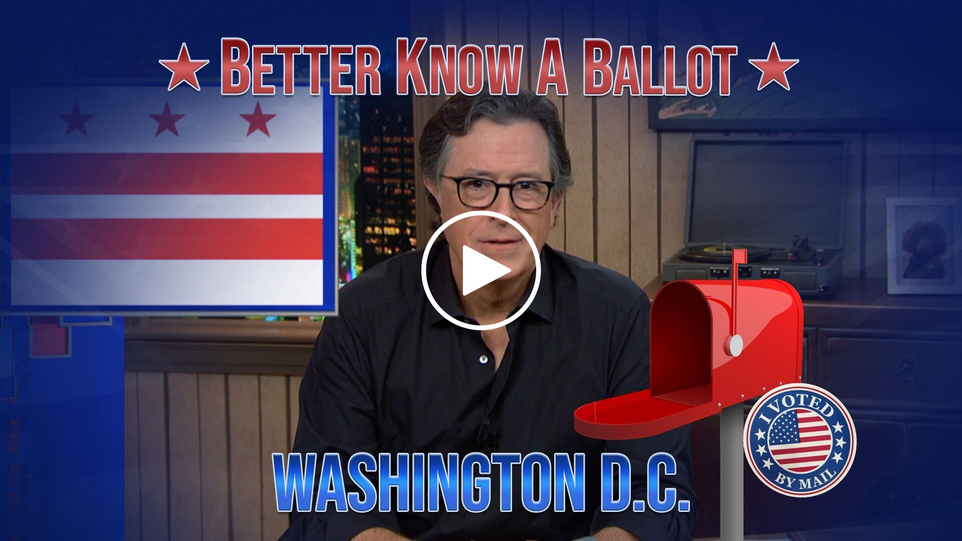 A message from Stephen Colbert FOR THE 2020 ELECTION.