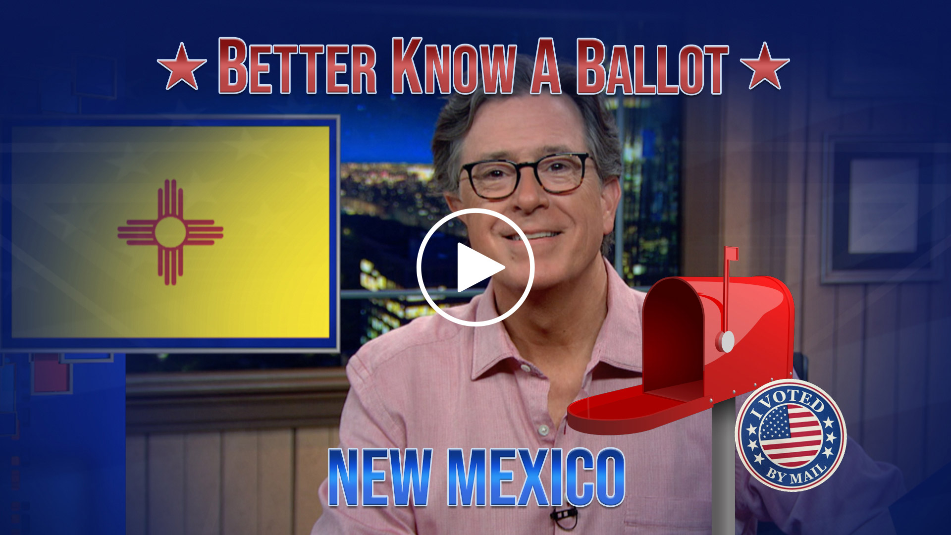 A message from Stephen Colbert FOR THE 2020 ELECTION.