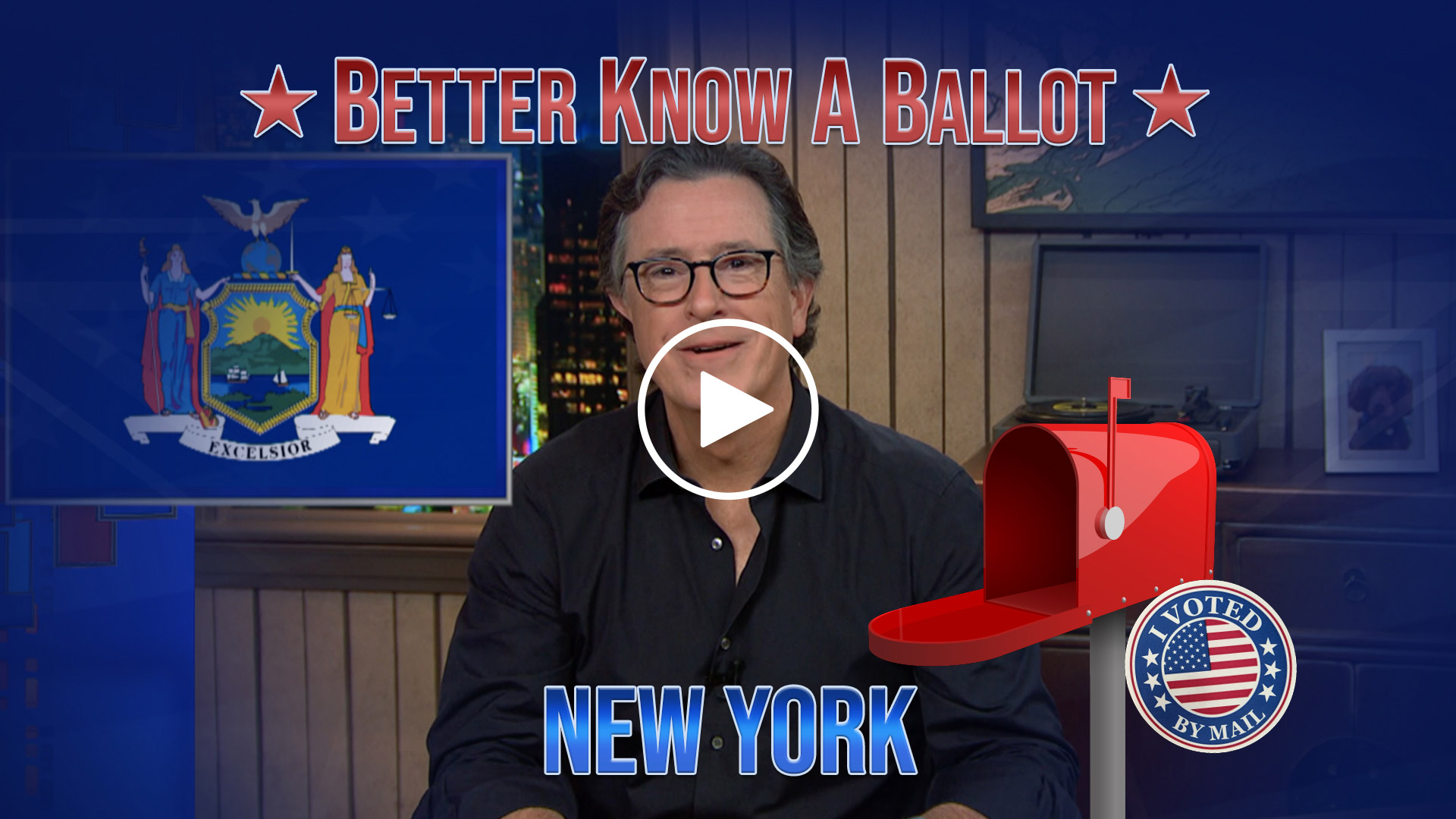 UN MENSAJE DE STEPHEN COLBERT PARA LAS ELECCIONES DE 2020.