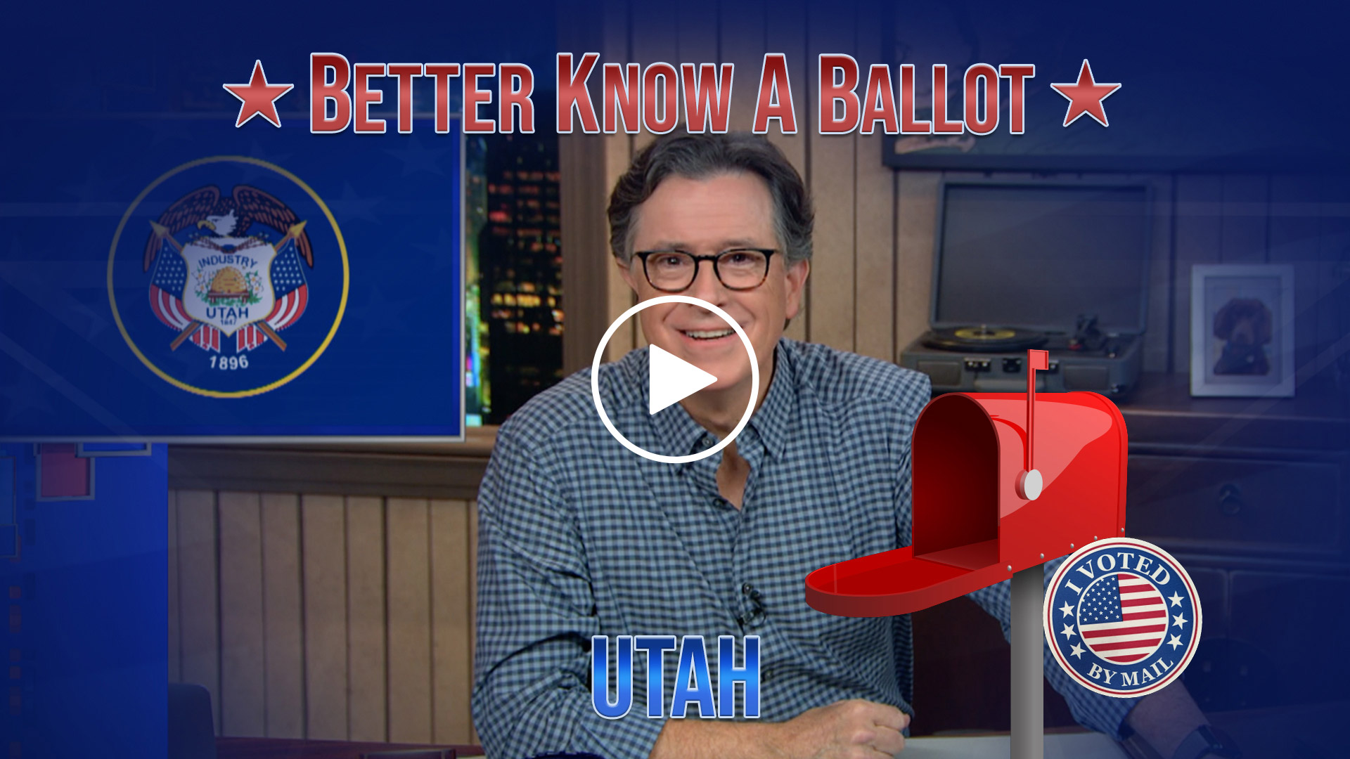 A message from Stephen Colbert FOR THE 2020 ELECTION.