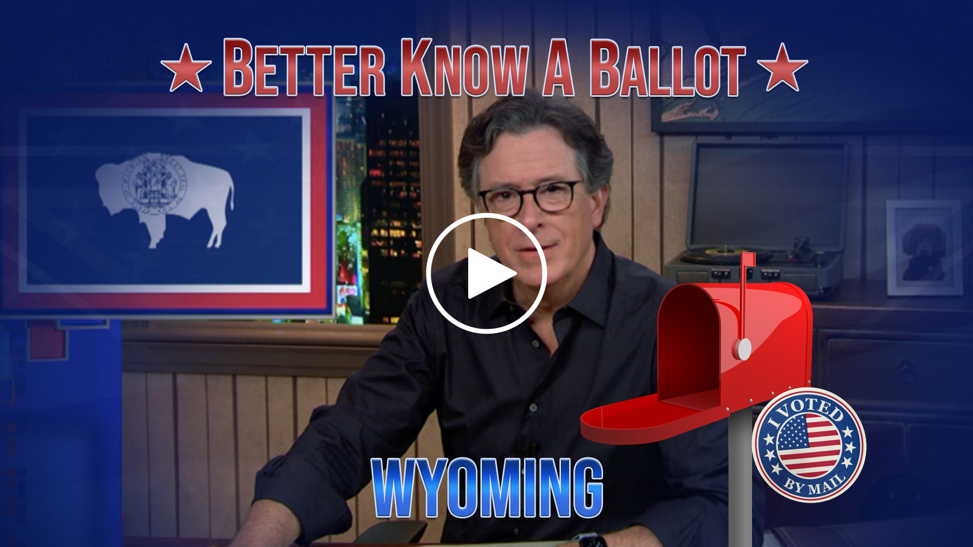 A message from Stephen Colbert FOR THE 2020 ELECTION.