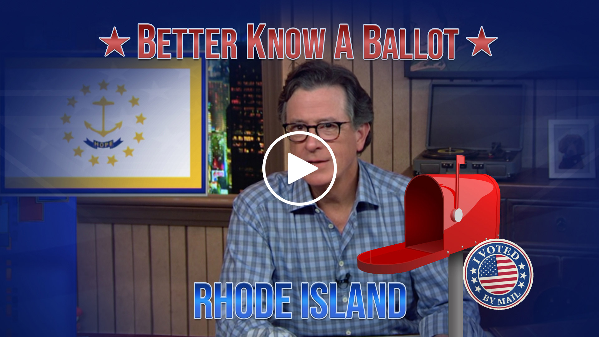 A message from Stephen Colbert FOR THE 2020 ELECTION.